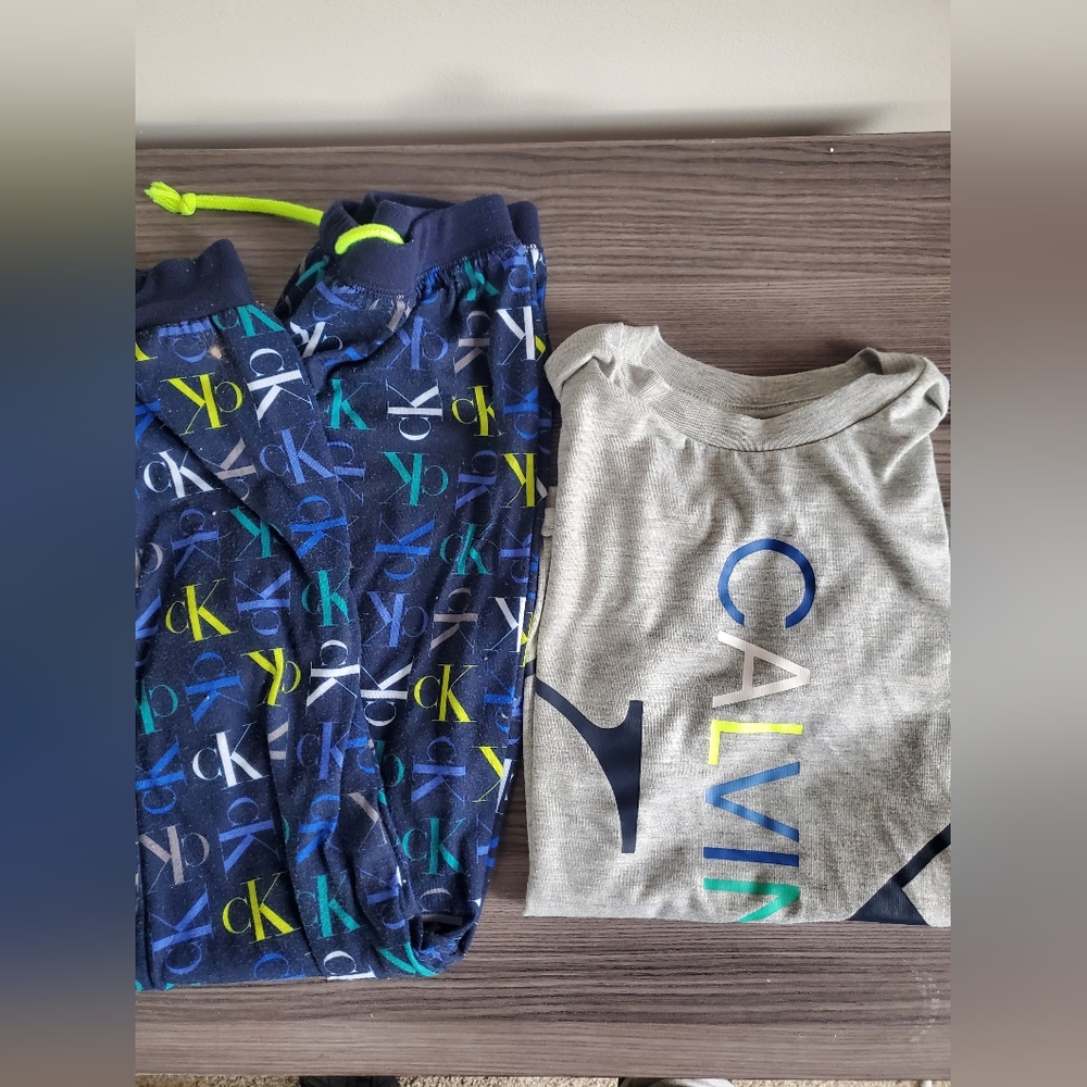 Calvin Klein Navy and Gray Kids' Set